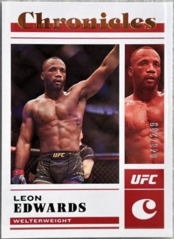 Leon Edwards 2023 Panini Chronicles UFC Base Chronicles #36 Bronze