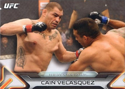 Cain Velasquez 2016 Topps UFC Knockout Base #18 Gold