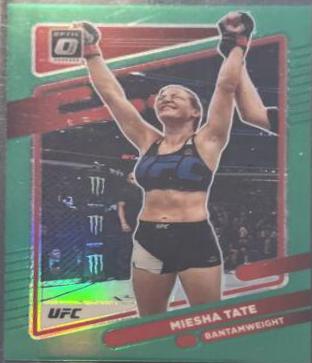Miesha Tate 2022 Panini Donruss Optic UFC Base #3 Green