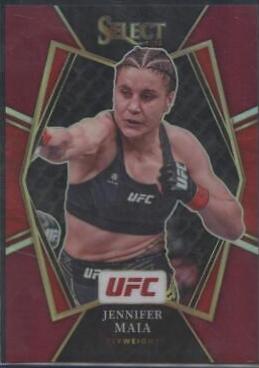 Jennifer Maia 2022 Panini Select UFC Premier Level #146 Maroon