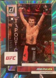 Jens Pulver 2023 Panini Donruss UFC Base #153 Teal Laser