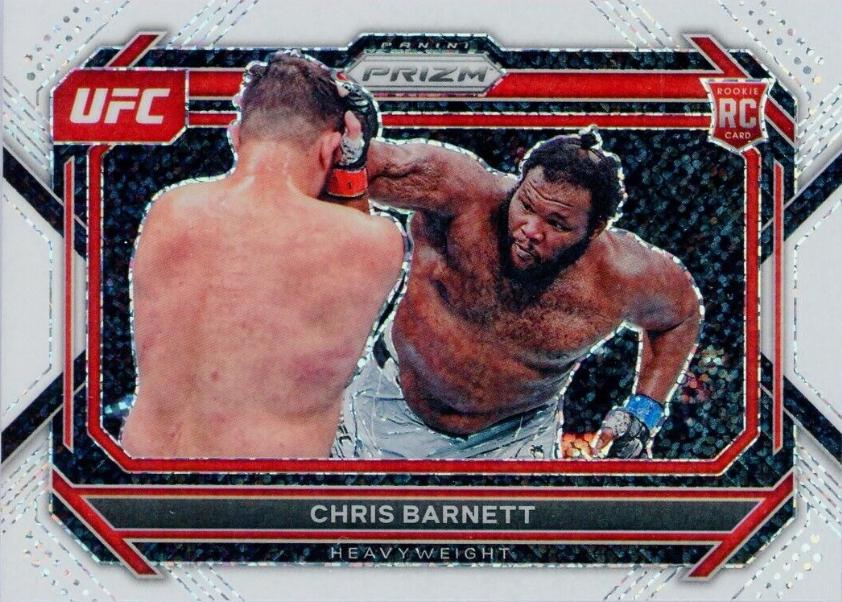 Chris Barnett 2023 Panini Prizm UFC Base #10 White Sparkle