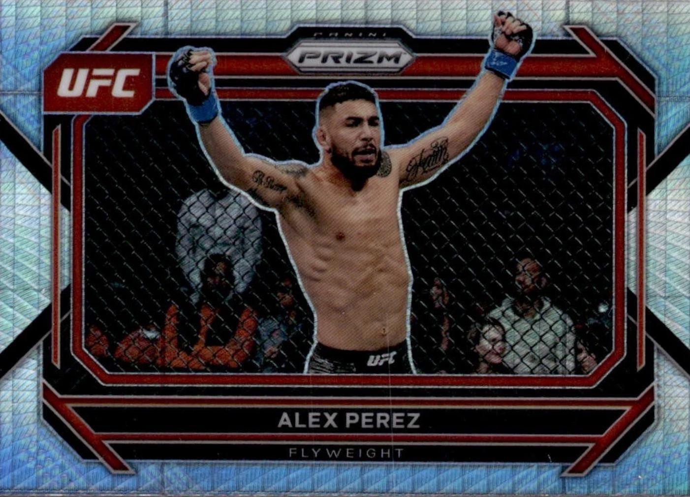 Alex Perez 2023 Panini Prizm UFC Base #26 Hyper