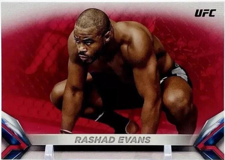 Rashad Evans 2018 Topps UFC Knockout Base #42 Red