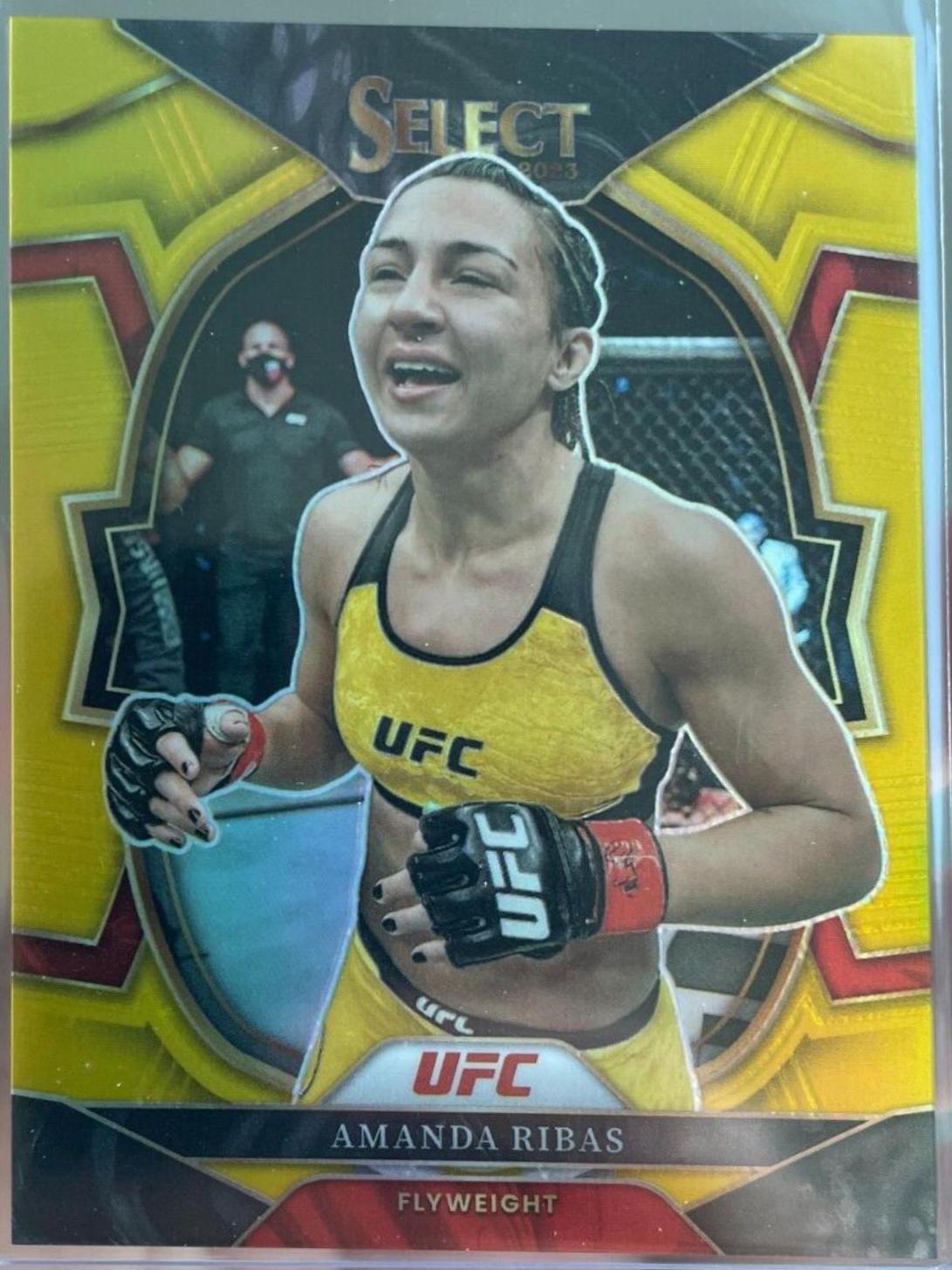 Amanda Ribas 2023 Panini Select UFC Concourse #88 Gold
