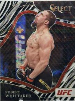 Robert Whittaker 2022 Panini Select UFC Octagonside #241 Zebra