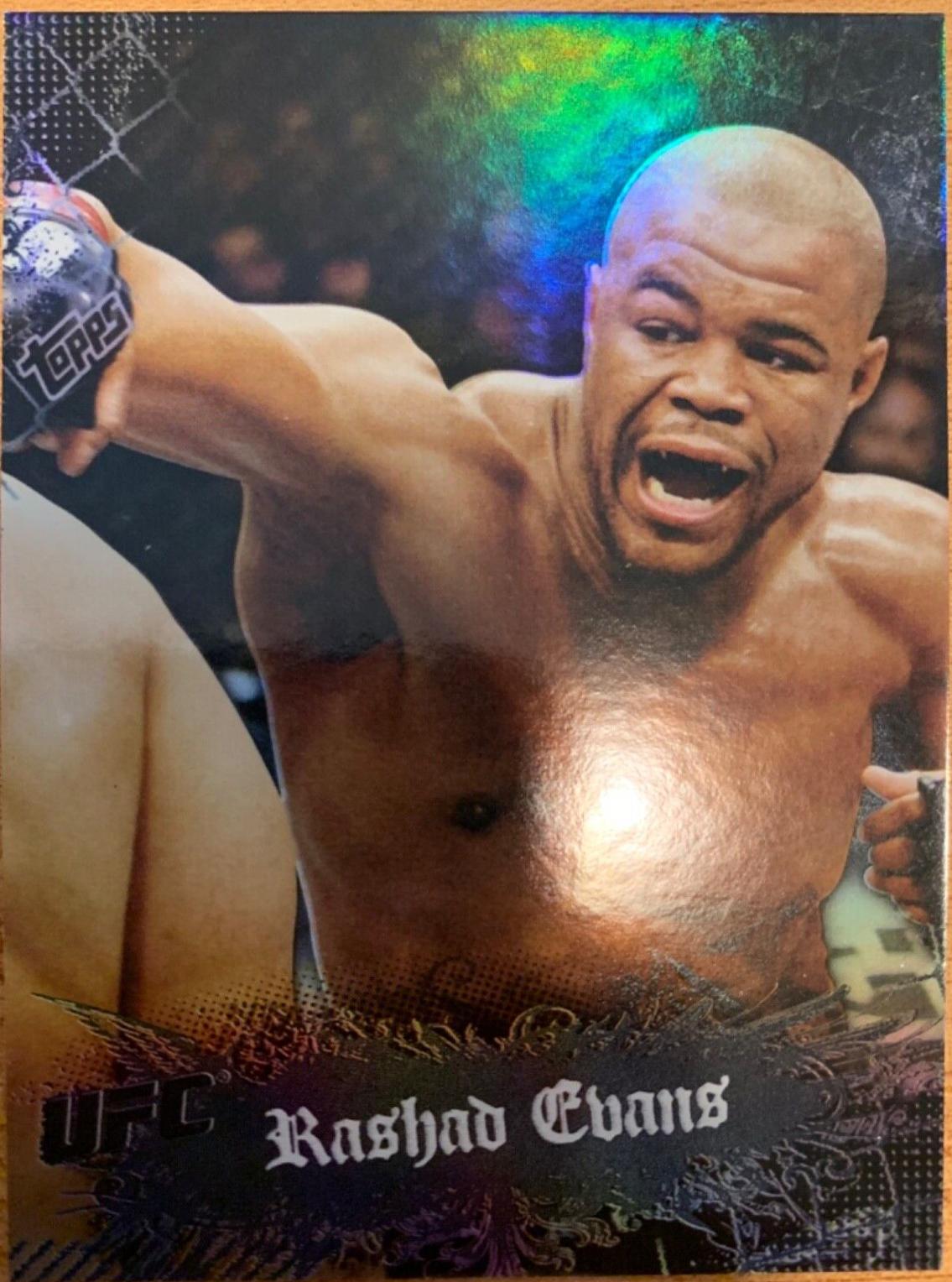 Rashad Evans 2010 Topps UFC Main Event Base #86 Black