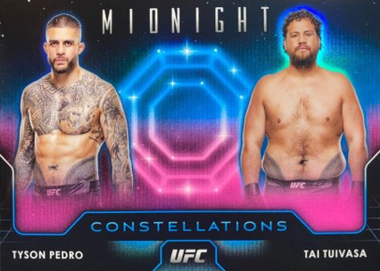 Tai Tuivasa / Tyson Pedro 2024 Topps Midnight UFC Constellations #CO-16 Daybreak