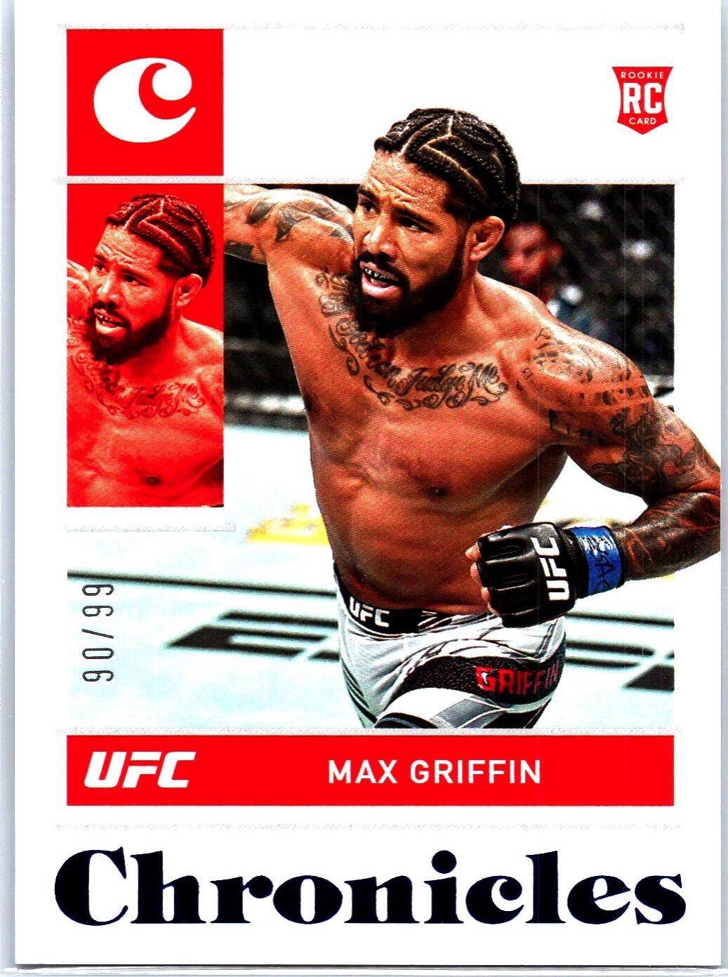 Max Griffin 2022 Panini Chronicles UFC Base Chronicles #99 Blue