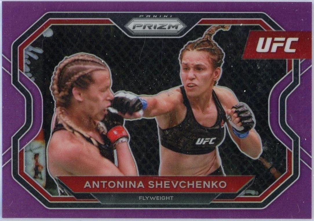 Antonina Shevchenko 2021 Panini Prizm UFC Base #192 Purple