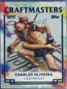 Charles Oliveira 2024 Topps Knockout UFC Craftmasters #CRM-7 Blue