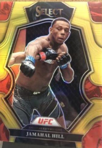 Jamahal Hill 2023 Panini Select UFC Premier Level #173 Gold