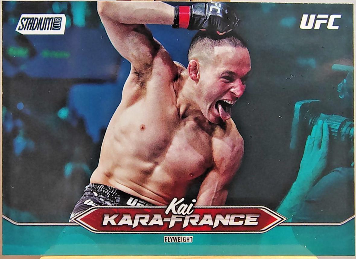 Kai Kara-France 2025 Topps Stadium Club UFC Base #67 Teal