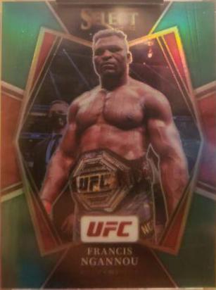 Francis Ngannou 2022 Panini Select UFC Premier Level #131 Green