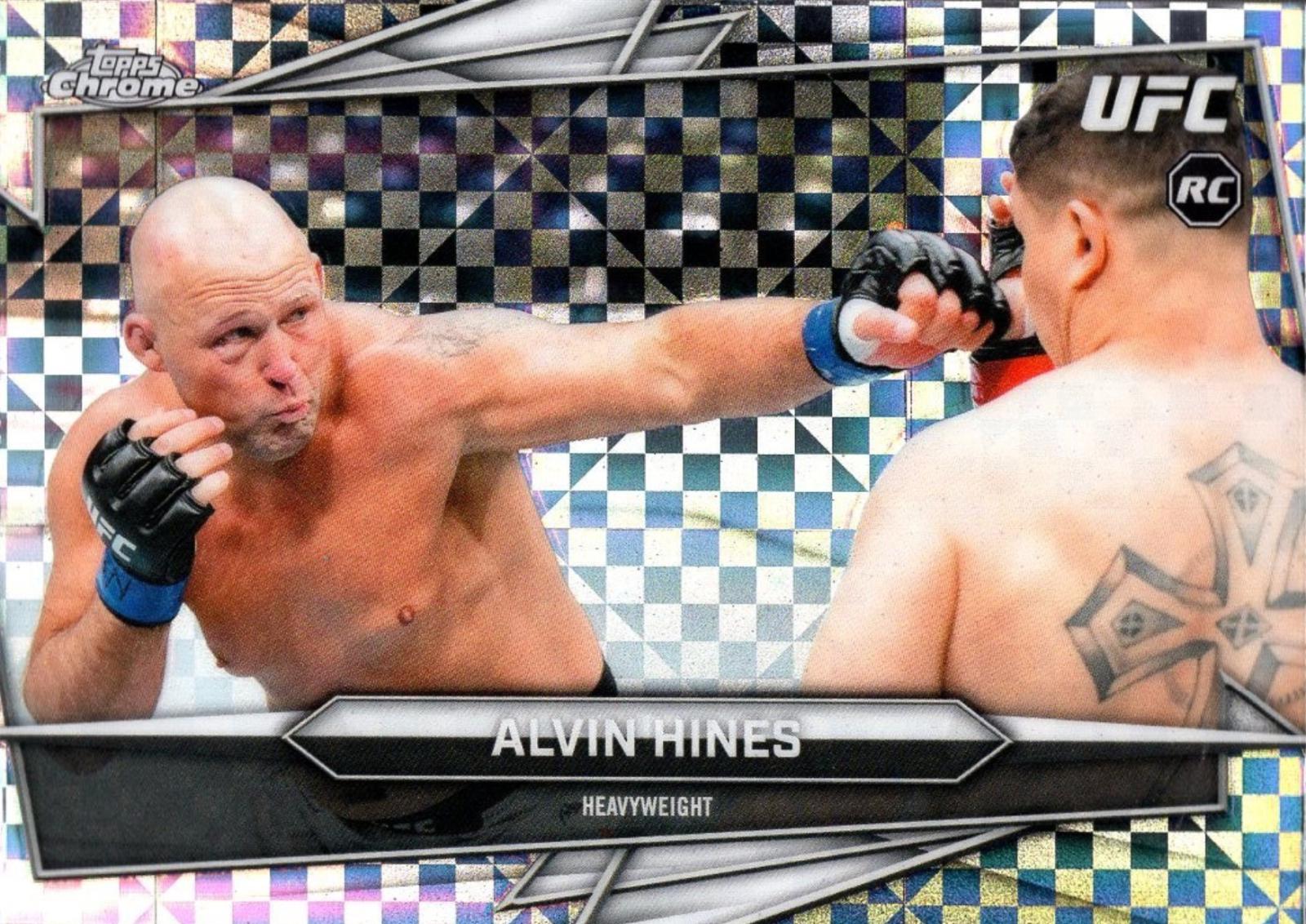 Alvin Hines 2026 Topps Chrome UFC Base #16 X-fractor