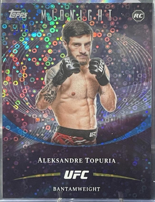 Aleksandre Topuria 2026 Topps Midnight UFC Base #41 Morning
