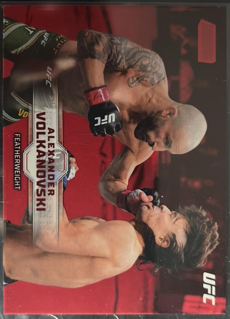 Alexander Volkanovski 2026 Topps Stadium Club UFC Base #50 Red