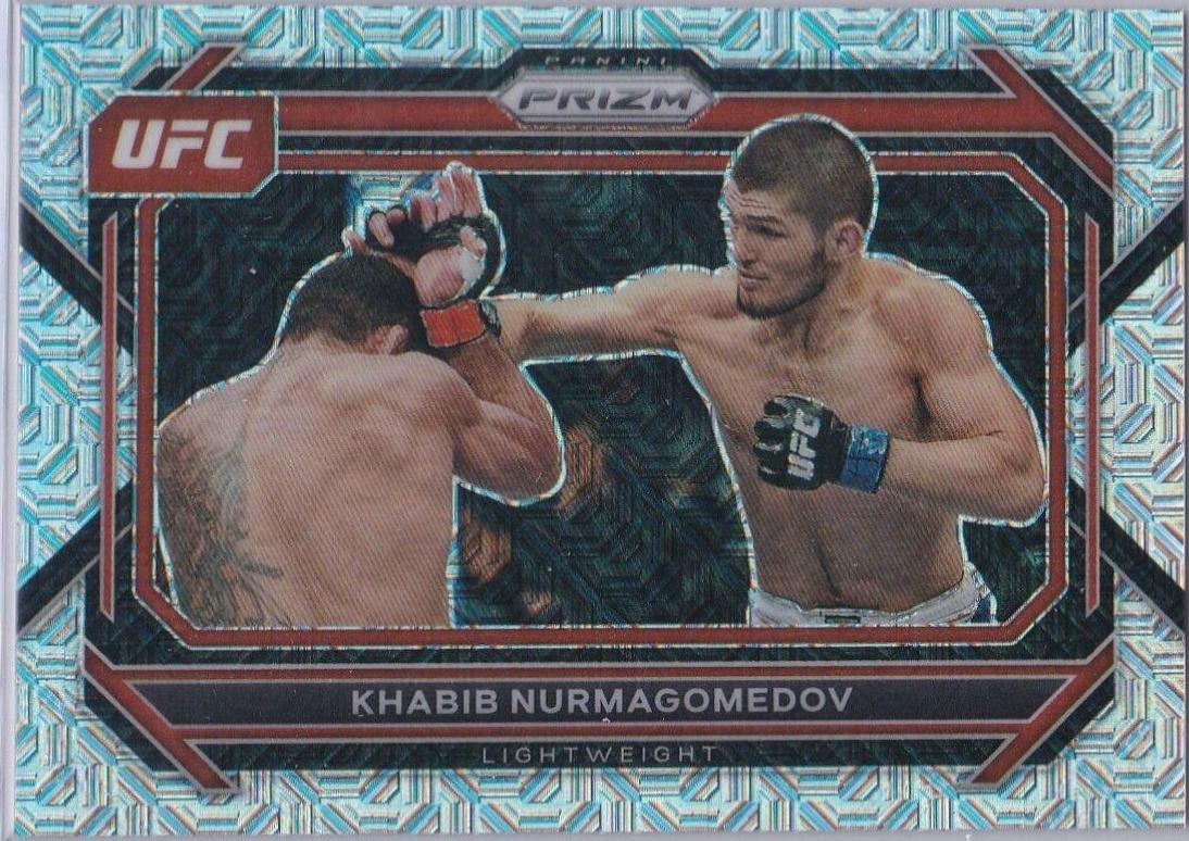 Khabib Nurmagomedov 2023 Panini Prizm UFC Base #45 Mojo