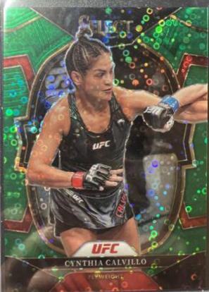 Cynthia Calvillo 2023 Panini Select UFC Concourse #22 Green
