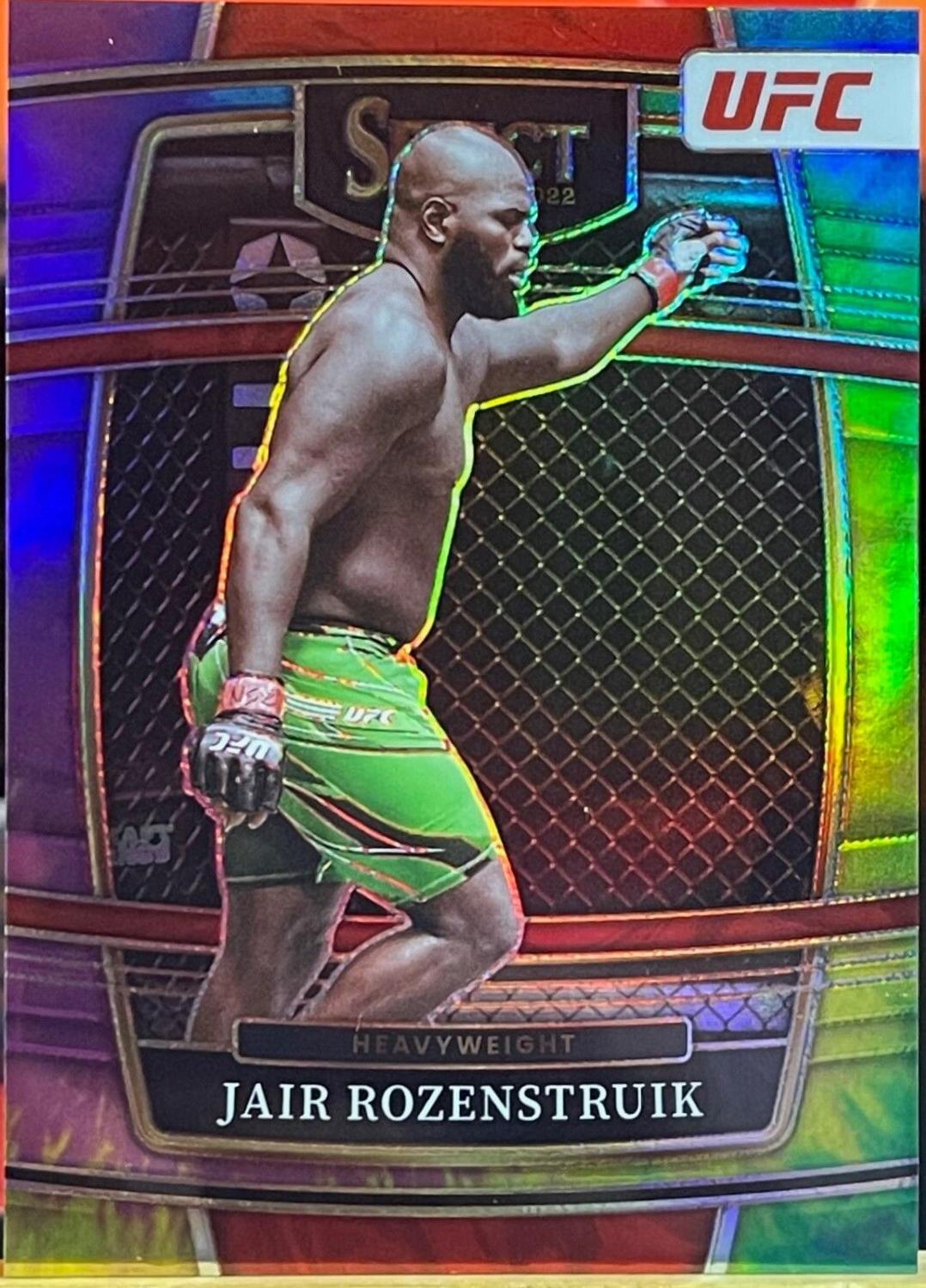 Jairzinho Rozenstruik 2022 Panini Select UFC Concourse #88 Tie Dye