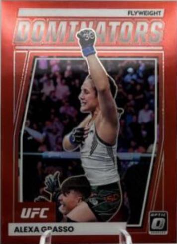 Alexa Grasso 2023 Panini Donruss Optic UFC Dominators #18 Red