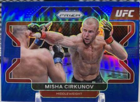 Misha Cirkunov 2022 Panini Prizm UFC Base #28 Blue