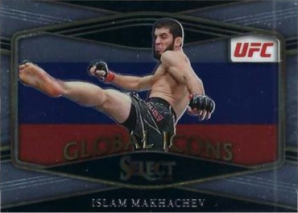 Islam Makhachev 2022 Panini Select UFC Global Icons #16 Black