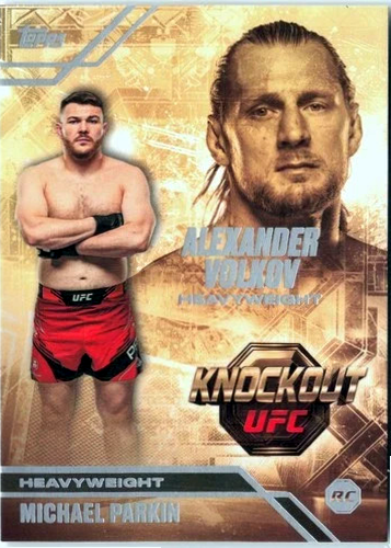 Alexander Volkov / Michael Parkin 2026 Topps Knockout UFC Octagon Successors #OS-20 Platinum