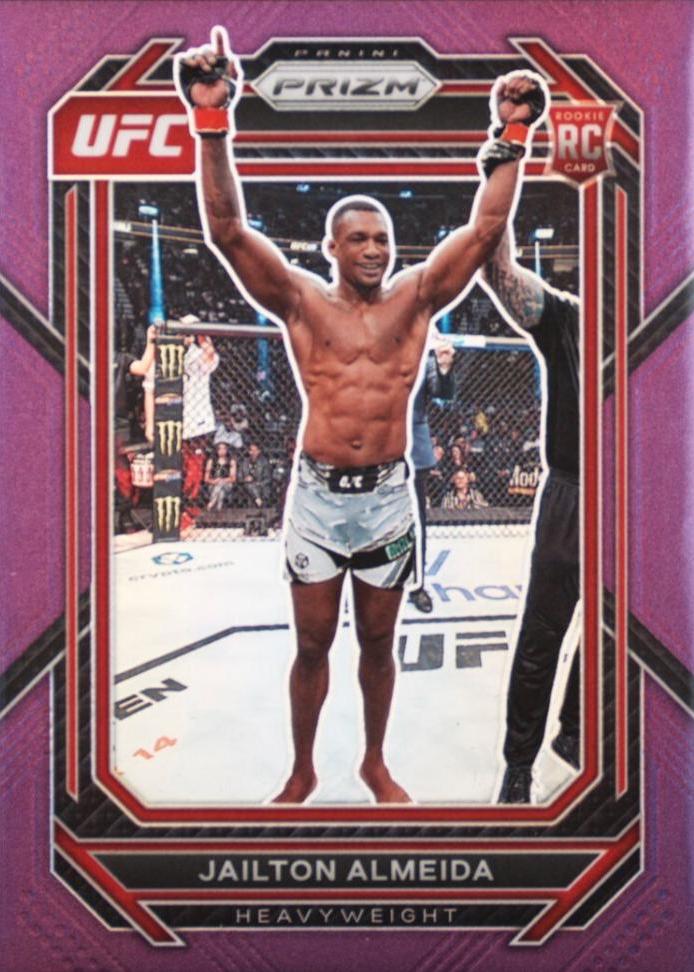 Jailton Almeida 2023 Panini Prizm UFC Base #197 Purple