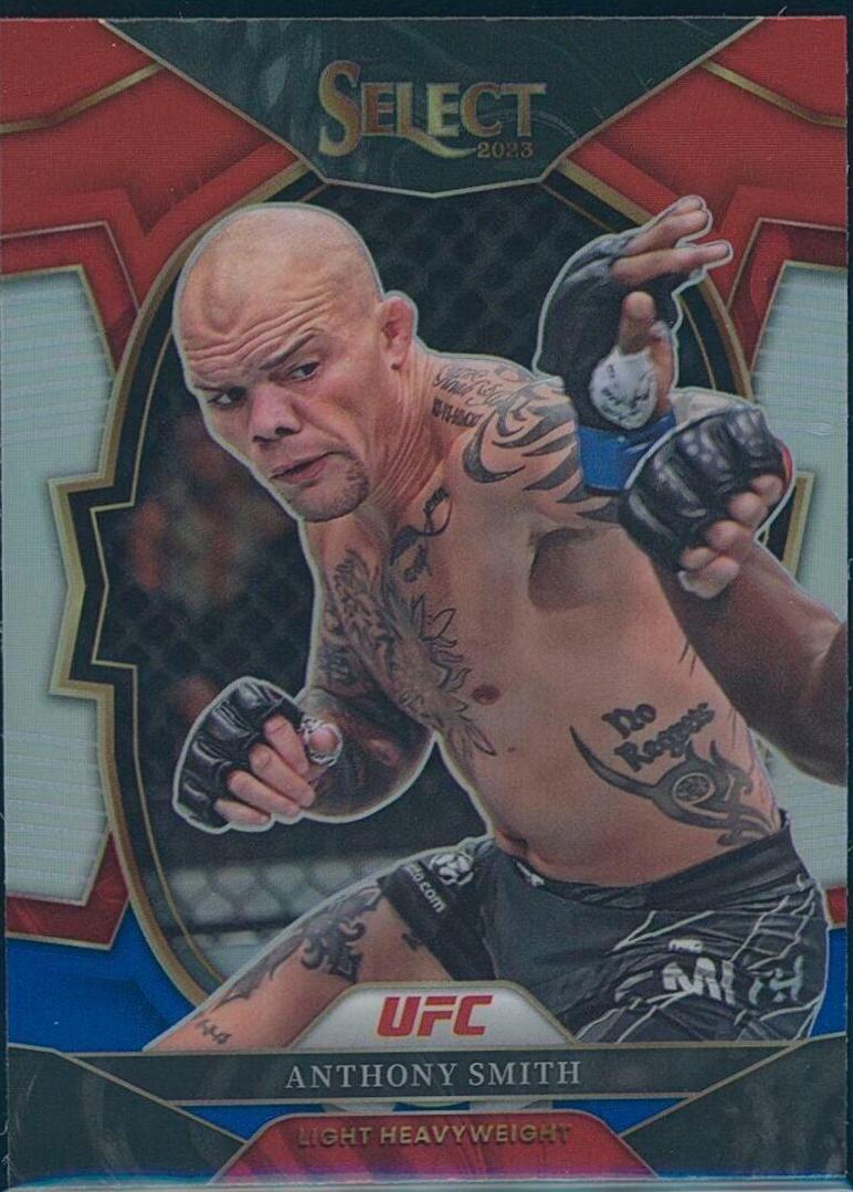 Anthony Smith 2023 Panini Select UFC Concourse #10 Red Blue Prizm