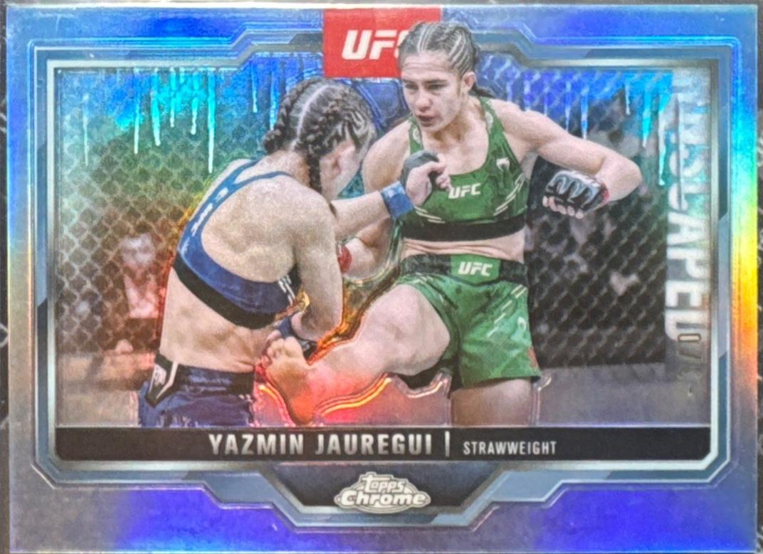 Yazmin Jauregui 2025 Topps Chrome UFC Base #50 FrozenFractor