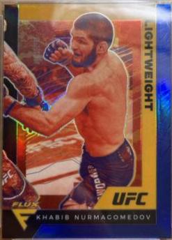 Khabib Nurmagomedov 2021 Panini Chronicles UFC Base Flux #250 Asia Gold