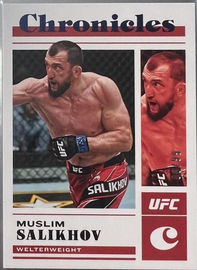Muslim Salikhov 2023 Panini Chronicles UFC Base Chronicles #29 Blue