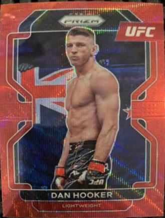 Dan Hooker 2022 Panini Prizm UFC Base #161 Ruby Wave