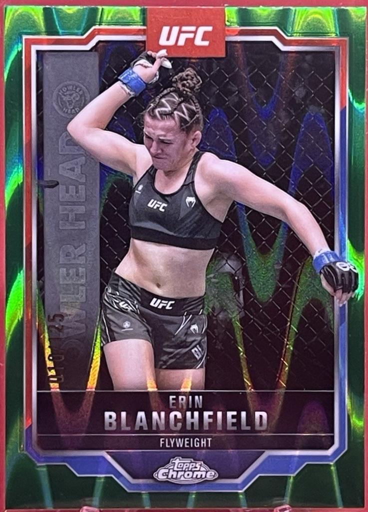 Azamat Murzakanov 2025 Topps Chrome UFC Future Stars Autographs #FSA-AM Green Refractor