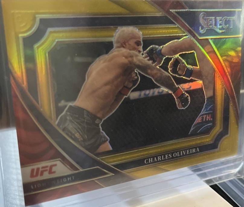 Charles Oliveira 2023 Panini Select UFC Mezzanine #354 Gold