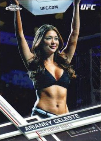 Arianny Celeste 2017 Topps Chrome UFC Base #17 Red