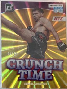 Beneil Dariush 2023 Panini Donruss UFC Crunch Time #15 Purple Laser