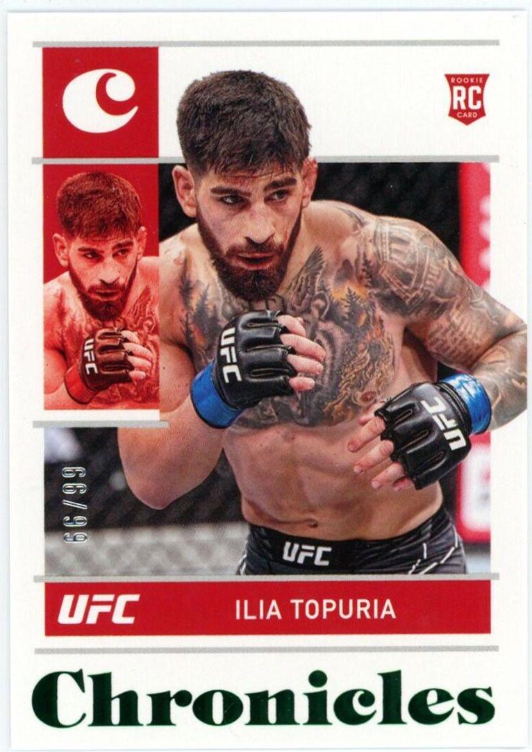 Ilia Topuria 2022 Panini Chronicles UFC Base Chronicles #82 Green