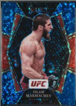 Islam Makhachev 2022 Panini Select UFC Premier Level #125 Blue Disco