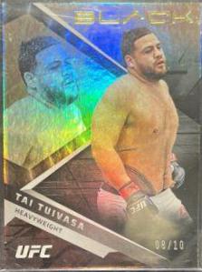 Tai Tuivasa 2022 Panini Chronicles UFC Base Black #205 Gold