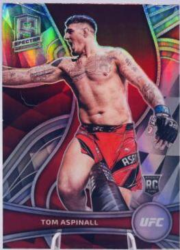 Tom Aspinall 2022 Panini Chronicles UFC Base Spectra #388 Silver