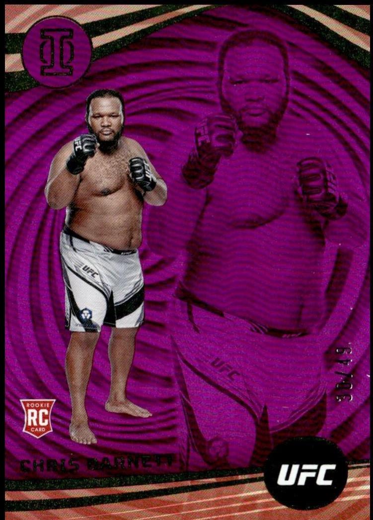 Chris Barnett 2023 Panini Chronicles UFC Base Illusions #274 Purple