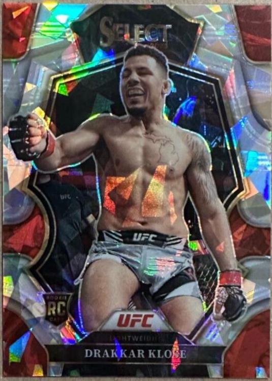 Drakkar Klose 2023 Panini Select UFC Premier Level #132 Cracked Ice