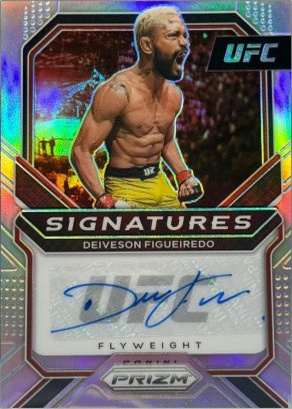 Deiveson Figueiredo 2021 Panini Prizm UFC Signatures #9 Black