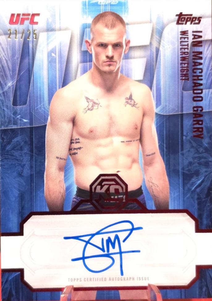Ian Machado Garry 2026 Topps Knockout UFC Knockout Autographs #KOA-IMG Gold
