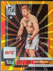 Mike Brown 2023 Panini Donruss UFC Base #133 Orange Laser