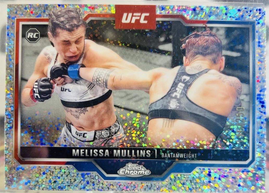 Melissa Mullins 2025 Topps Chrome UFC Base #197 Speckle Refractor