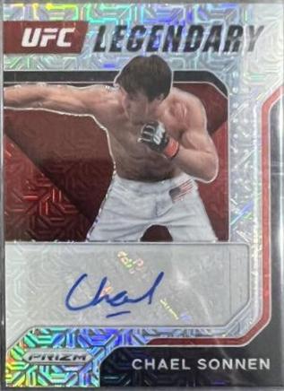 Chael Sonnen 2022 Panini Prizm UFC Legendary Signatures #20 Mojo