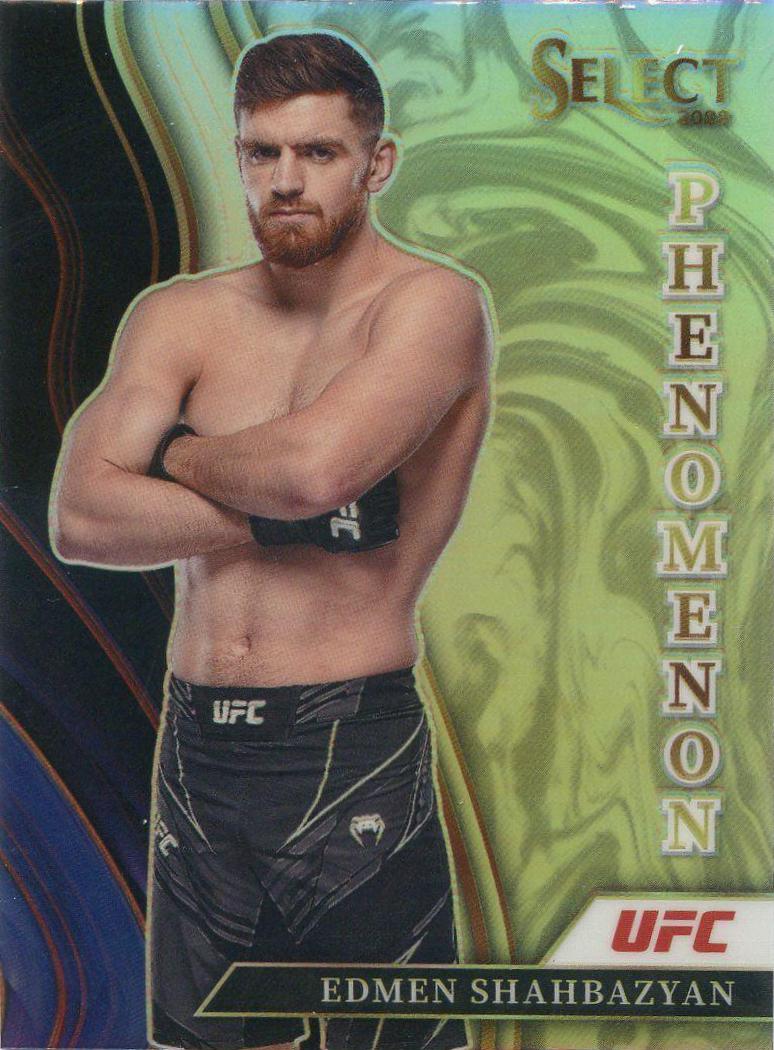 Edmen Shahbazyan 2022 Panini Select UFC Phenomenon #21 Silver